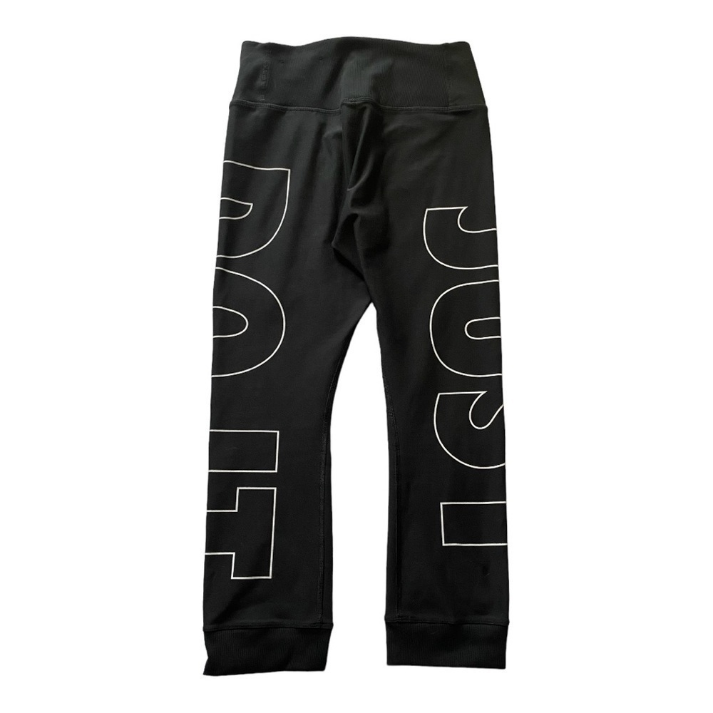 #4-NIKE-JUST DO IT-BLACK ACTIVE LEGGINGS-SIZE SMALL